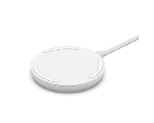 Бездротова зарядка Belkin Pad Wireless Charging Qi 10W White (WIA001VFWH)