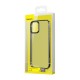 Силіконовий чохол Baseus Shining для iPhone 12 mini Transparent/Black (ARAPIPH54N-MD01)