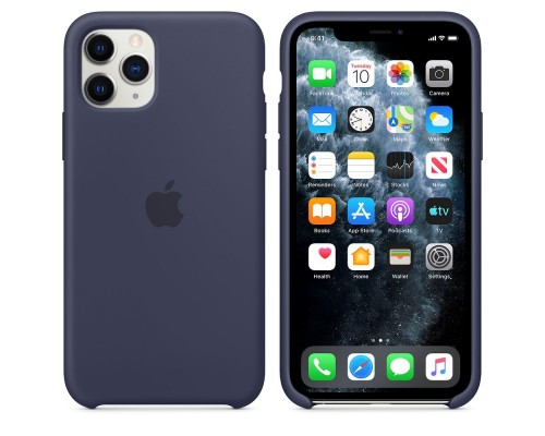 Чохол Silicone Case для iPhone 11 Pro Max Midnight Blue
