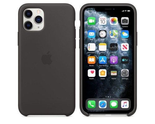 Чохол Silicone Case для iPhone 11 Pro Max Black