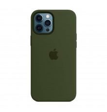 Чохол Silicone Case Full Cover для iPhone 12 Pro Max Pinery Green