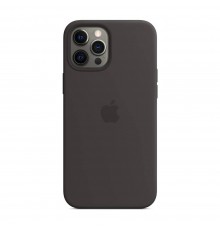 Чохол Silicone Case Full Cover для iPhone 12 Pro Max Black