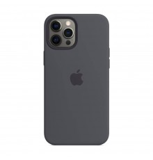 Чохол Silicone Case Full Cover для iPhone 12 Pro Max Charcoal Gray