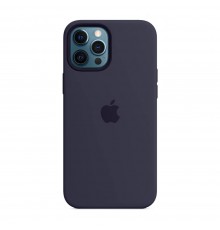 Чохол Silicone Case Full Cover для iPhone 12 Pro Max Midnight Blue
