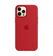 Чохол Silicone Case Full Cover для iPhone 12 Pro Max Red