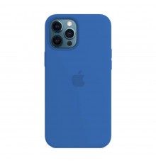 Чохол Silicone Case Full Cover для iPhone 12 Pro Max Royal Blue