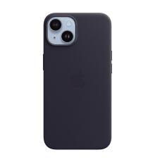 Чохол шкіряний iPhone 14 Leather Case with MagSafe Ink (MPP63)