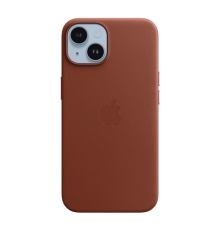 Чохол шкіряний iPhone 14 Leather Case with MagSafe Umber (MPP73)