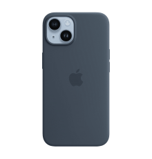 Чохол силіконовий iPhone 14 Silicone Case with MagSafe Storm Blue (MPRV3)