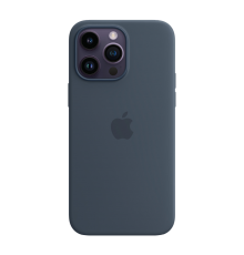 Чохол силіконовий iPhone 14 Pro Max Silicone Case with MagSafe Storm Blue (MPTQ3)