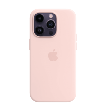 Чохол силіконовий iPhone 14 Pro Silicone Case with MagSafe Chalk Pink (MPTH3)