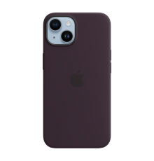 Чохол силіконовий iPhone 14 Silicone Case with MagSafe Elderberry (MPT03)