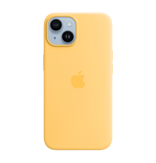 Чохол силіконовий iPhone 14 Silicone Case with MagSafe Sunglow (MPT23)