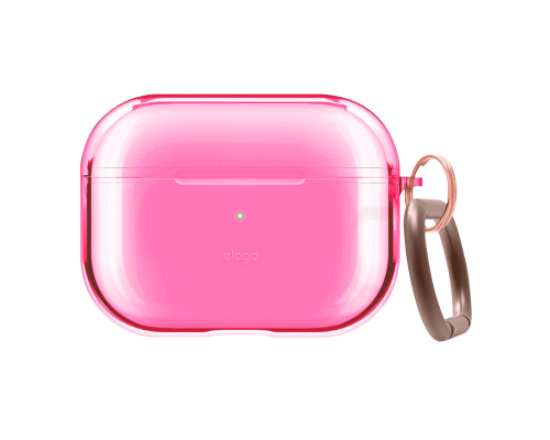 Чохол Elago Clear Case для Airpods Pro Neon Hot Pink (EAPPCL-HANG-NHPK)