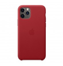 Чехол кожаный iPhone 11 Pro Leather Case (PRODUCT)RED (MWYF2)