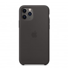 Чехол силиконовый iPhone 11 Pro Silicone Case Black (MWYN2)