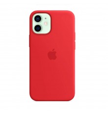 Чехол Silicone Case with MagSafe для iPhone 12 mini (PRODUCT) RED (MHKW3)