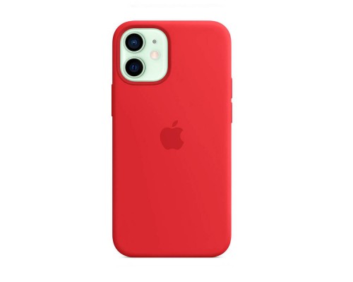 Чохол Silicone Case with MagSafe для iPhone 12 mini (PRODUCT) RED (MHKW3)