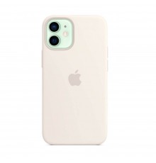 Чехол Silicone Case with MagSafe для iPhone 12 mini White (MHKV3)
