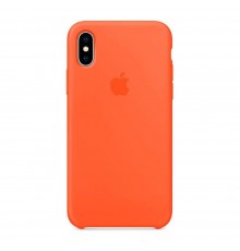 Чохол Silicone Case для iPhone X Spicy Orange