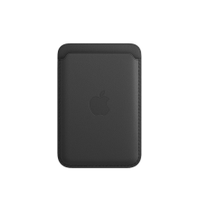 Чохол-гаманець Apple Leather Wallet MagSafe для iPhone Black (ARM58555)