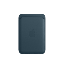 Чохол-гаманець Apple Leather Wallet MagSafe для iPhone Blue (ARM58554)