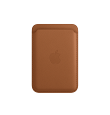 Чохол-гаманець Apple Leather Wallet MagSafe для iPhone Brown (ARM58556)