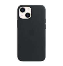 Чохол Leather Case with MagSafe для iPhone 13 mini Midnight (MM0M3)