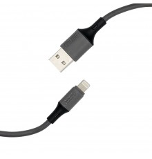 Кабель Puzoo Sport Anti-Winding Lightning to USB Gray 1м (P33/G)