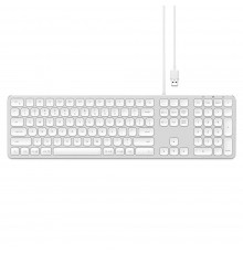 Клавіатура Satechi Aluminum USB Wired Keyboard Silver US (ST-AMWKS)