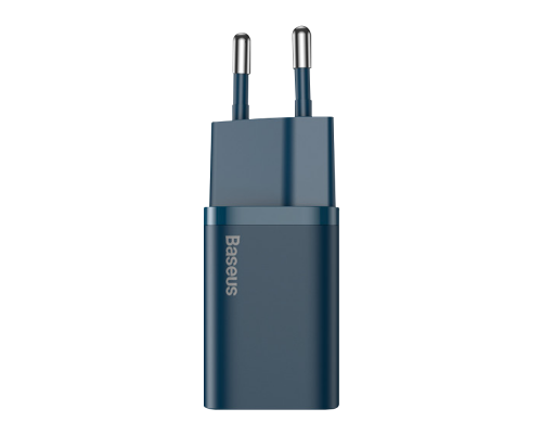 Адаптер Baseus Super Si Quick Charger Type-C 20W з Type-C to Lightning Cable Blue (TZCCSUP-B03)